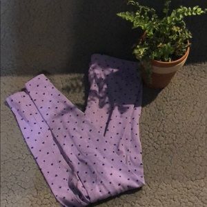 Purple patterned girls old navy leggings